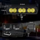 6   Spot Cree Led Work Light Bar Bumper Lamp Driving Fog Offroad 4wd Dt Wiring