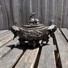 Chinese Bronze Censer Antique Incense Burner 6   