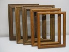 Lot Of 5  Vtg Wood Pic Frames Fits   4   8  X 10   1  7 1 2  X  9  1 2 