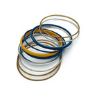Mixed Lot Of Vintage Stainless Steel Bangle Bracelets