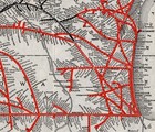 1922 Antique Chicago Northwestern Railway Map North Western Railroad Map 3212