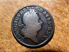 Circulated In Early America Scarce 1723 Wood s Hibernia Colonial Halfpenny K1