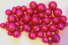 Glitter Vase Filler 110 Glitter Styrofoam Balls Crafts Table Scatter   Pink
