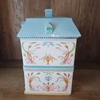 Vintage 1990 The Lenox Village Canisters Flour House Fine Porcelain Bake Shoppe
