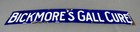 Vintage Bickmore s Gall Cure Enamel Sign    25123