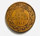 1919 Canadian Large One Cent Coin - George V