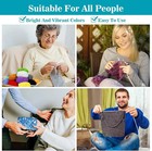 Acrylic Yarn Skeins Set For Crocheting Multicolored 20g Soft Knitting Yarn Skein