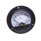 Us Stock Dc 0   5a Round Analog Amp Current Pointer Needle Panel Meter Ammeter