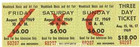 5  1969  Woodstock Tickets Vintage Unused Full   Jimi Bonus  Laminated  Reprints