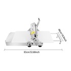 Manual Dough Sheeter Adjustable Thickness Dough Sheeter Manual Dough Roller