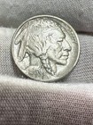 1913 Type 1 Full Horn Higher Grade Buffalo Nickel -  Better Date Us Coin 