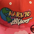 Naruto X Lil Uzi Vert Headgear Classics Fitted Hat Size 8 Red Pink Anime Hgc
