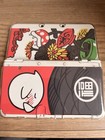 New Nintendo 3ds White With Games And Original  Hanafuda Faceplates  read Desc 