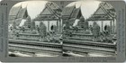Thailand Siam Bangkok Wat Po Temple   Angor Wat Model Stereoview 33891 911 Fx