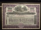 Terre Haute Indianapolis Eastern Traction Railroad History Stock Certificates  