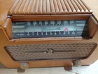 Vintage Farnsworth Model Et-069 Tube Radio Wooden Powers On