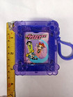Vintage Powerpuff Girls Candy Holder Frames Keychain Backpack Charm Purple