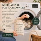 Wool Dryer Balls - 100  New Zealand Sheep Wool - Natural Fabric Softening  Re   