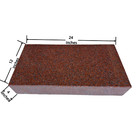 Headstone -cemetery Flat Marker 24x12x4  Includes Engraving- Red Granite