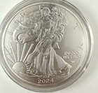 United States   lot Of 5 2024 S ilv er American Eagle 1 Oz  Fine  999 Us Oz Coins