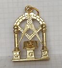 Masonic Altar Jewel  Brass  Pendant