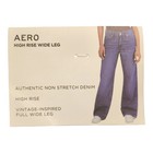 Aeropostale Women s High Rise Vintage Inspired Wide Leg Jean