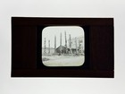 Antique Alaska Totem Pole Village Glass Magic Lantern Slide Native American