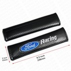 Fit Ford Sport Carbon Seat Belt Cover Safety Shoulder Strap Cushion Pad Harness