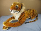Melissa   Doug Large Bengal Tiger Giant 46  Lifelike Plush Stuffed Animal  2103