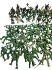 Vintage Lot Of 220  Mixed Wwii Playset American Us Soldiers Green Army Men Marx