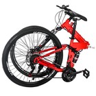 26  Folding Mountain Bike 21 Speed Men Bikes Mtb Bicycle School Dual Disc Brake