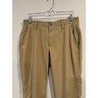 Under Armour Men s Tan Golf Chino Pants Flat Front Straight Leg Size 32x32