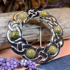 New Pewter Celtic Knot Brooch Scottish Scotland Irish Norse Ireland Pagan Pin