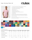 72 Custom Printed T-shirts Tultex 202 Any Color Includes 1 c Logo Pick Sizes