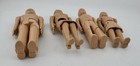 Nice Vintage Renwal Jointed Dollhouse Family   Dad Mom Daughter son   Set Of 4