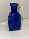 Owl Drug Cobalt Blue Poison Bottle Dug - Richmond  Va