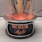 Vintage Michelob Light Draught Beer Crystal Lamp Mounted Wall Sconce Union Usa