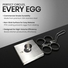 Stainless Steel Egg Rings Commercial-grade Egg Fryer Ring For Frying Eggs     D   
