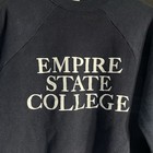 Vintage 80s Empire State College Ny Crewneck Sweatshirt Size Medium 