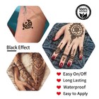 Temporary Tattoos Kit  Yomagine Semi Permanent Type 1  Black  Brown  Red