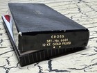 Vtg Cross Classic 12k Gold Filled Ballpoint Pen   Mechanical Pencil Set Chevron
