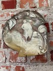 Pair Of Antique Mother Of Pearl Cameo Carvings  Fisherman woman  Boulogne S mer