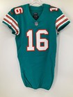  16 Matt Haack Miami Dolphins Game Used Nike Throwback Jersey Sz-42 Yr-2017