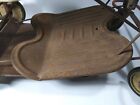 Vintage 1950 s Taylor Tot Metal Wood Baby Stroller Walker Brown