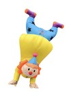 Funny Inflatable Clown Handstand Costume Blow-up Costume Halloween Cosplay Adult