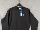 Adidas Originals Sweatshirt Girls L Black Essentials Boyfriend Crew Neck Nwt