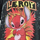 Disney Stitch Leroy Experiment 629 Movie Film Black Adults Men Tshirt Tee Xlarge