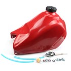 For Honda Atc 350x Three-wheeler Red Plastic Gas Fuel Tank And Cap 1985 1986