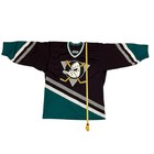 Anaheim Mighty Ducks Ccm Authentic Center Ice Fight Strap Hockey Jersey 44