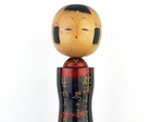 Vintage Kokeshi Doll By Takeda Norio - Japanese Creative Sosaku Kokeshi - Urushi